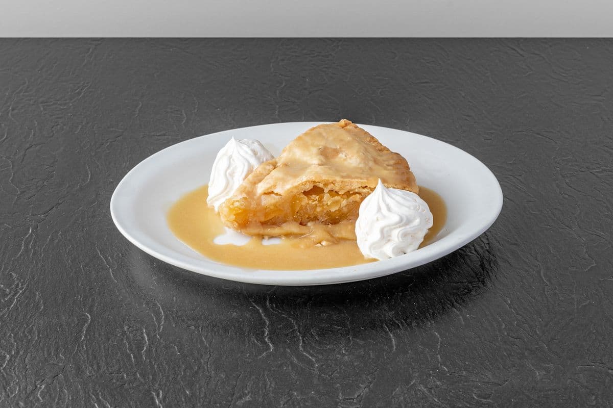 Tarte au pommes coulis sucre à la crème maison