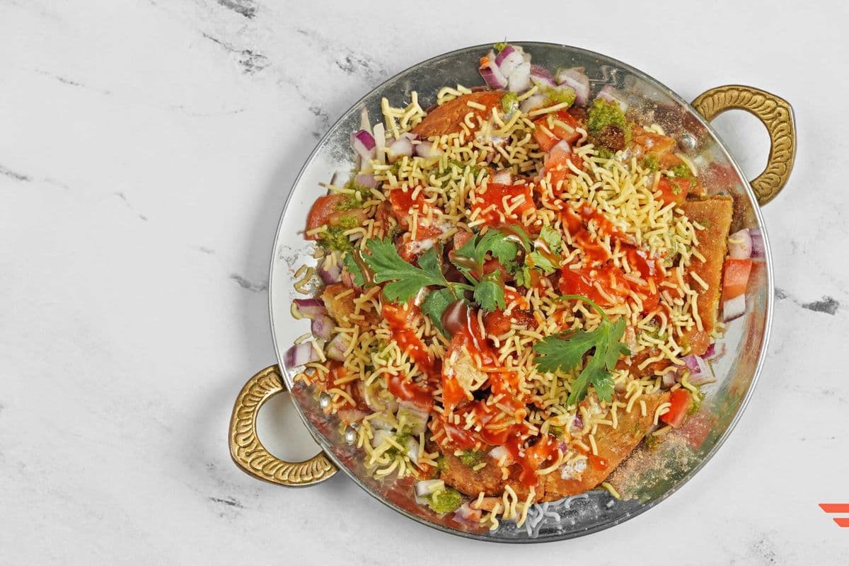 Onion Kachori Chaat