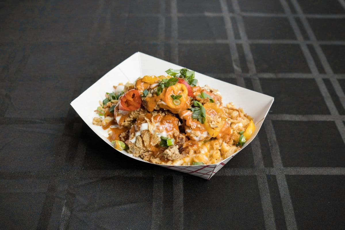 Fried Chicken Mac N' Cheese