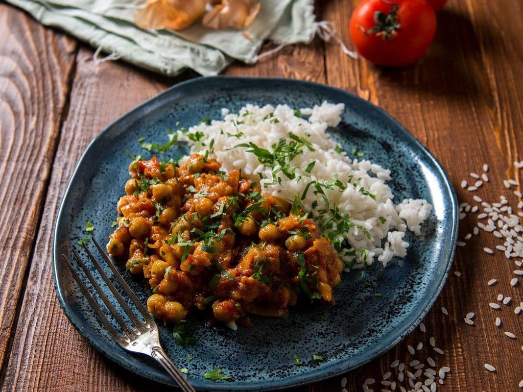 Chickpeas Rice combo/Chole Chawal