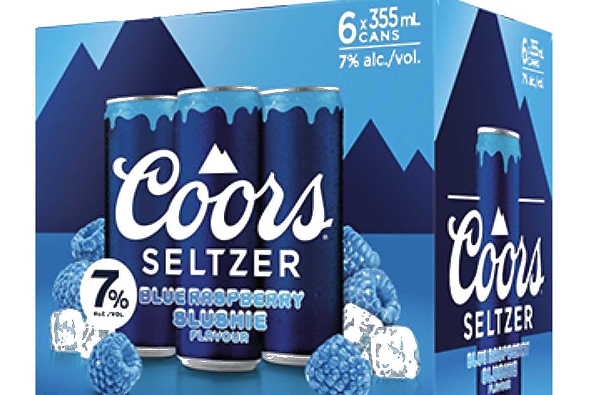 Coors Seltzer Blue Raspberry 6PK (8 x 355ml)