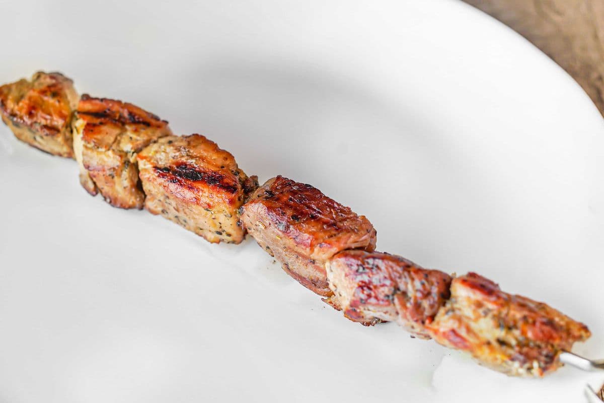 Pork Souvlaki Skewer