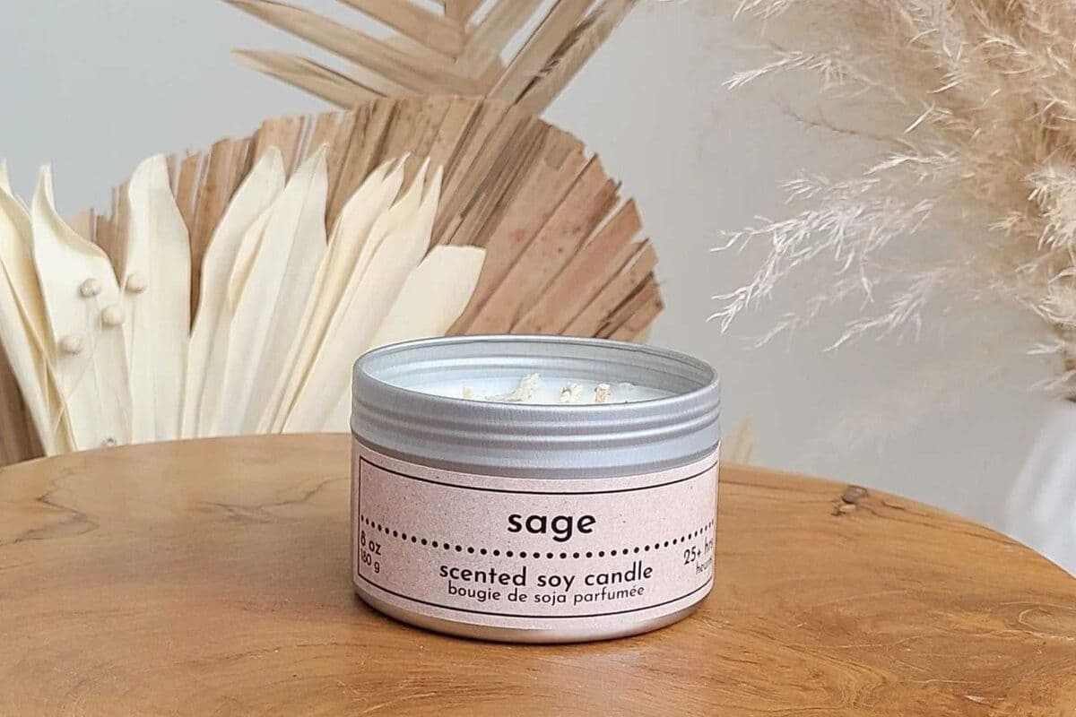 Sage Scented Soy Candle