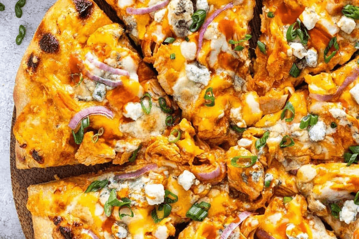 Spicy Buffalo Chicken Pizza
