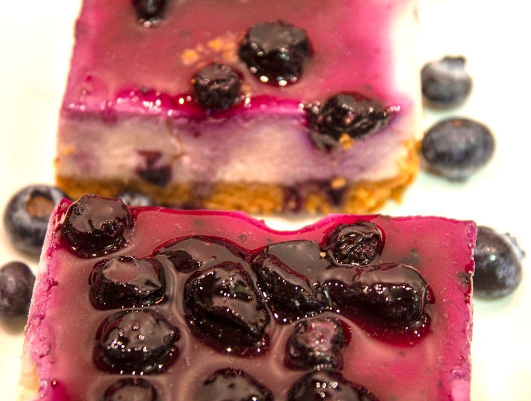 Vegan Blueberry Cheesecake