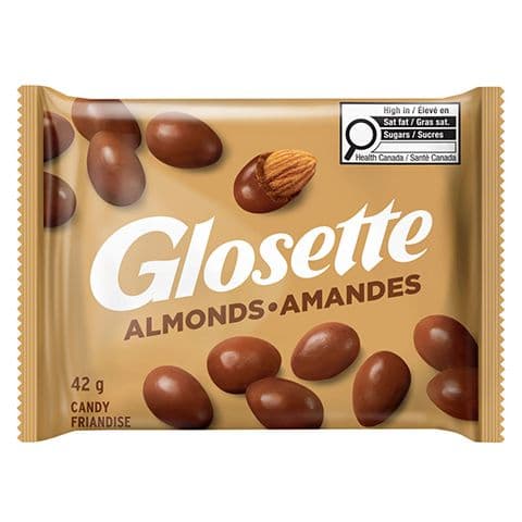 Glosette Almonds Candy 42g (was $2.19)
