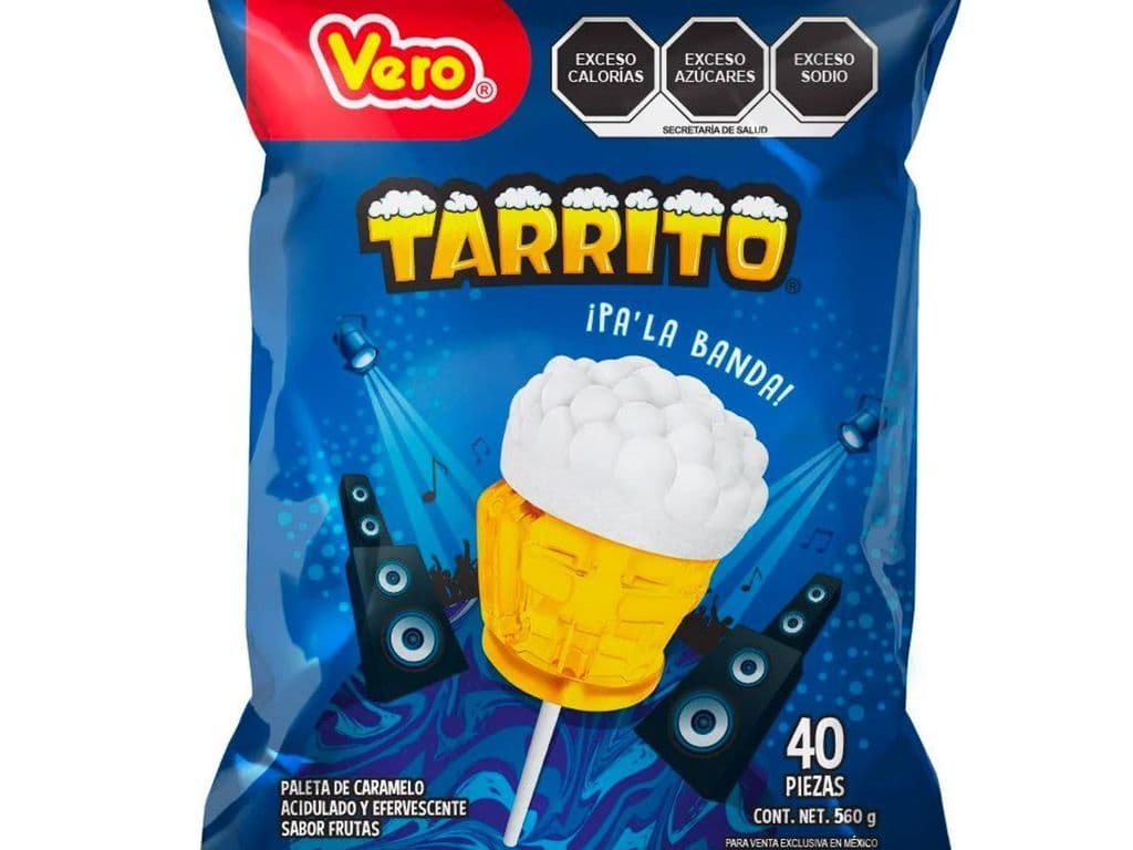 Vero bolsa paletas tarrito 40 pzas 560g