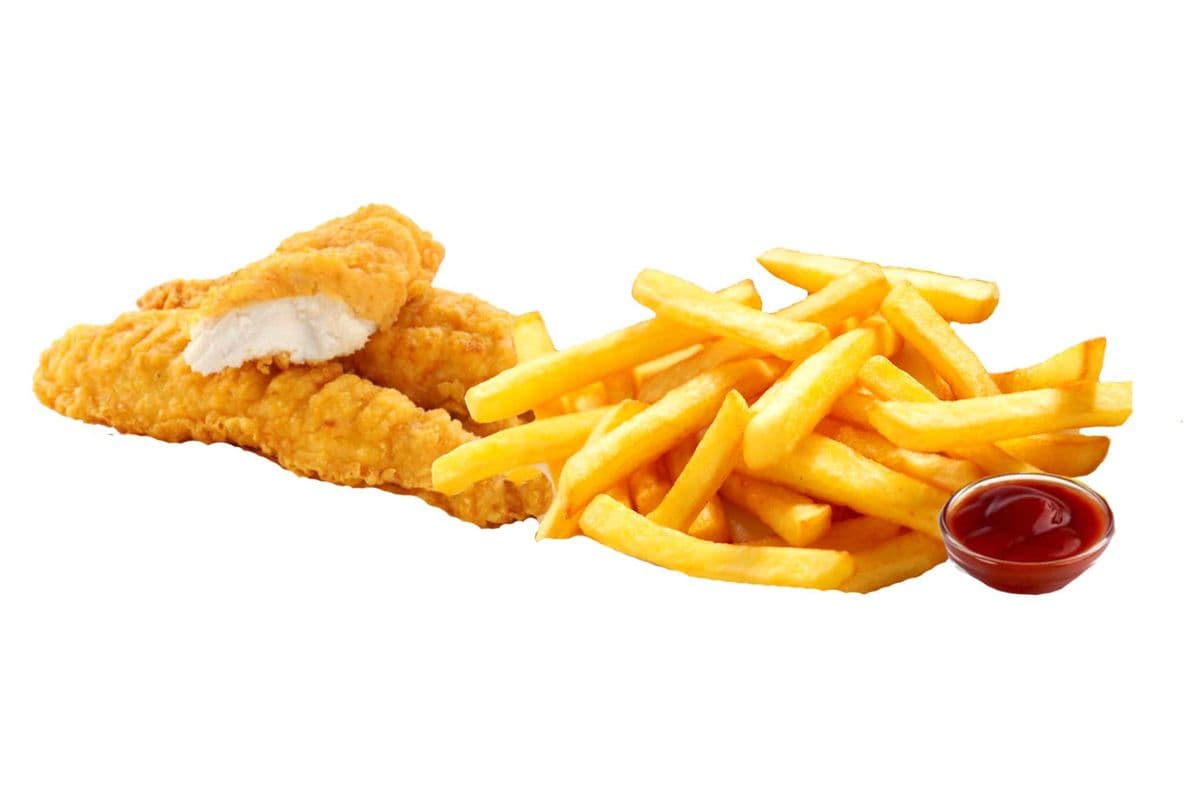 Chicken Strip Dinner with Fries (3 Pcs)