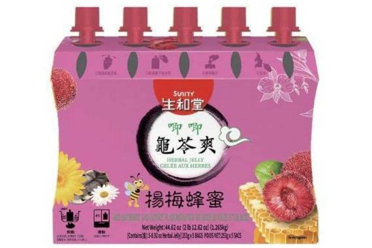 Sunity · Herbal Jelly Pouch (Waxberry and Honey) (253g x5)