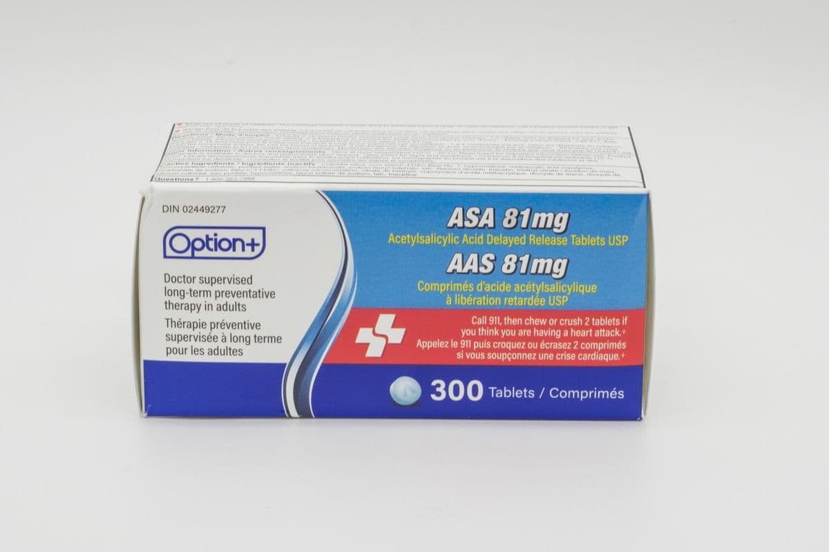Option+ ASA Tablets (150 x 81 mg)