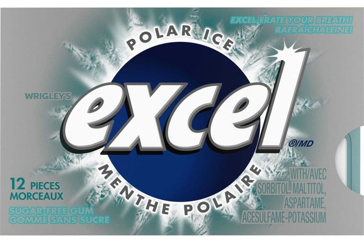 Gommes Excel Menthe polaire