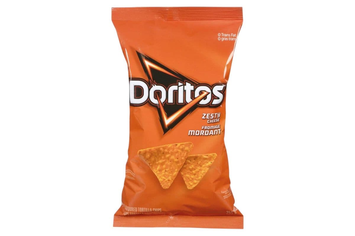 Doritos Zesty Cheese (235g) (260 Cal)