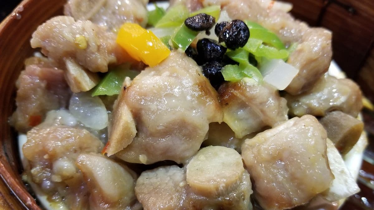 Steamed Spareribs in Black Bean Sauce