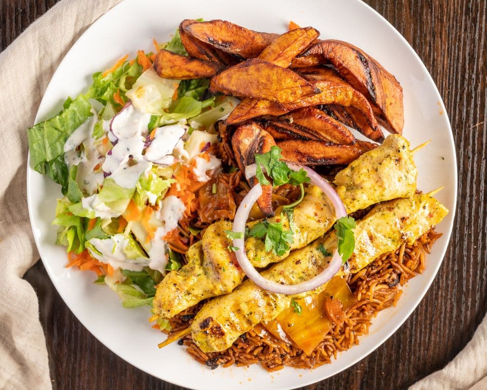 Chicken Skewer Combo