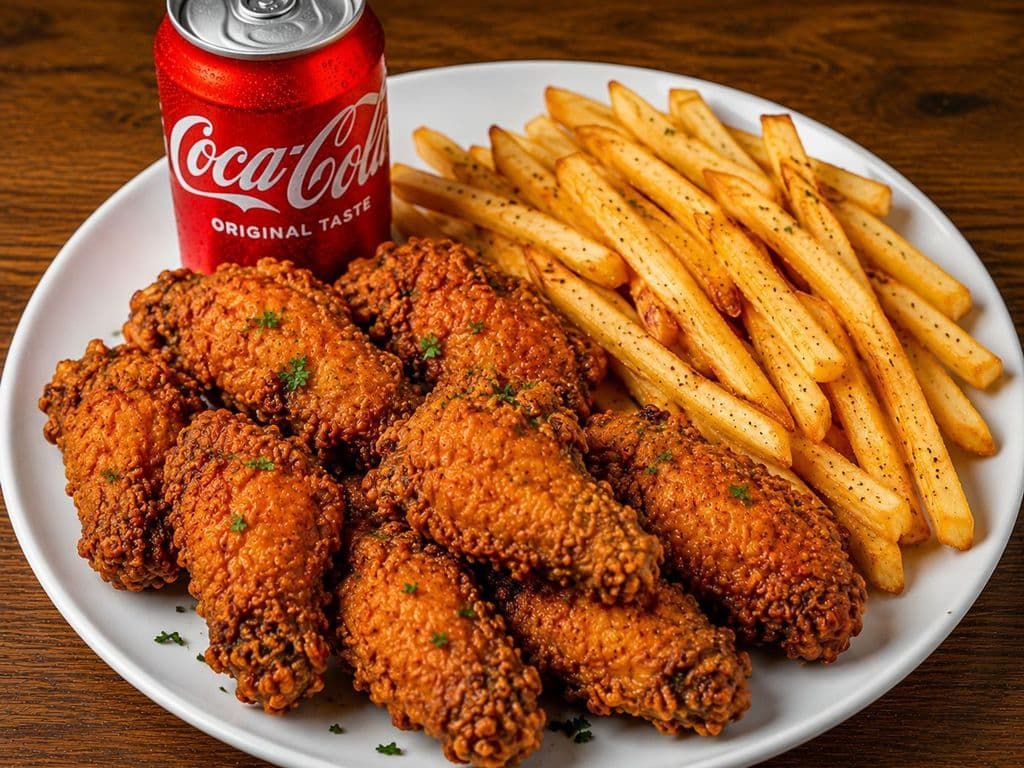 Crispy Wings Meal (10 pcs)