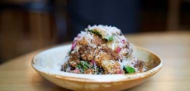 Fried Cauliflower and Greens