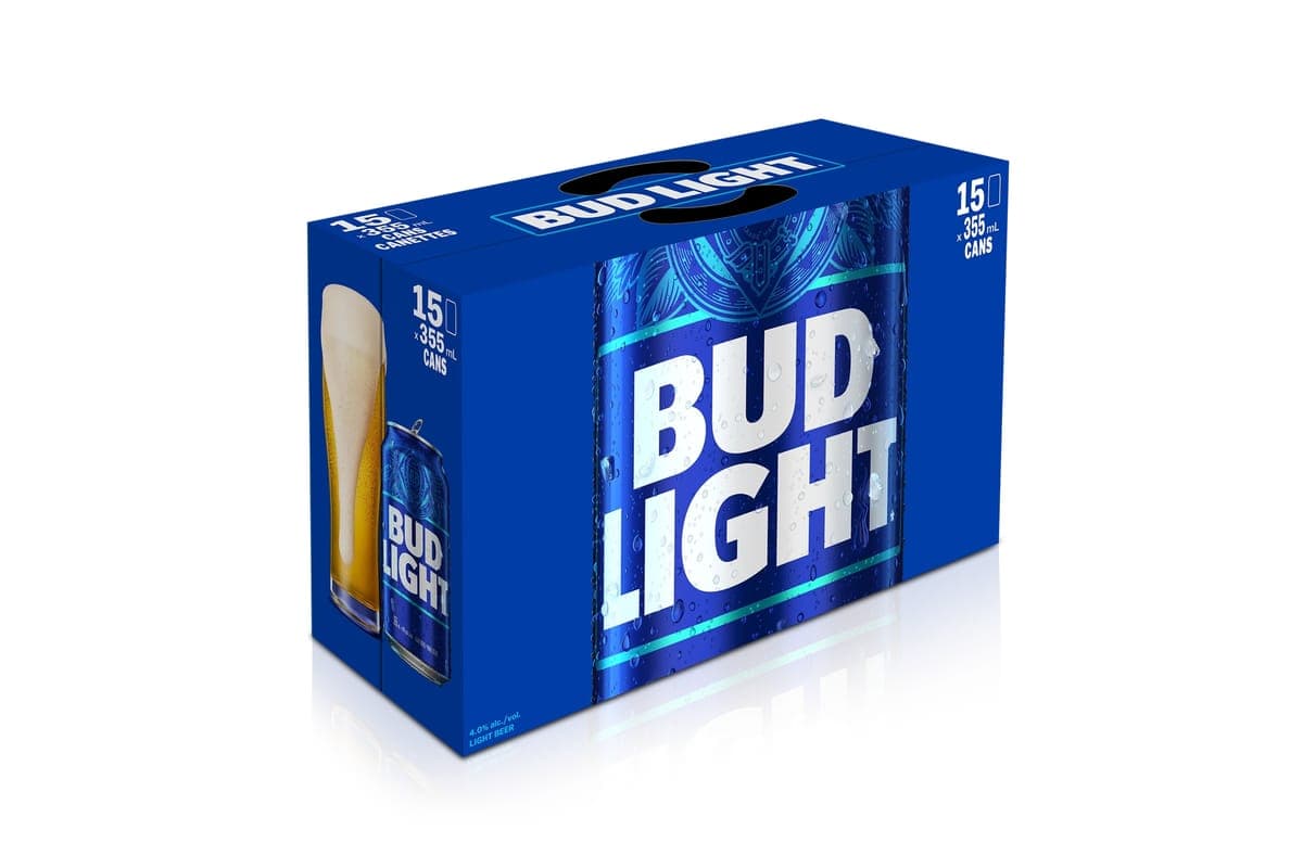 Bud Light 355ml 15pk Can