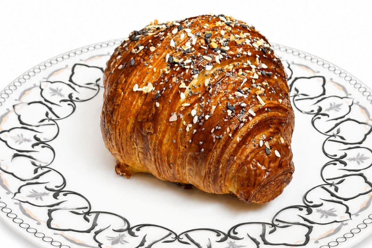 Croissant and Lox