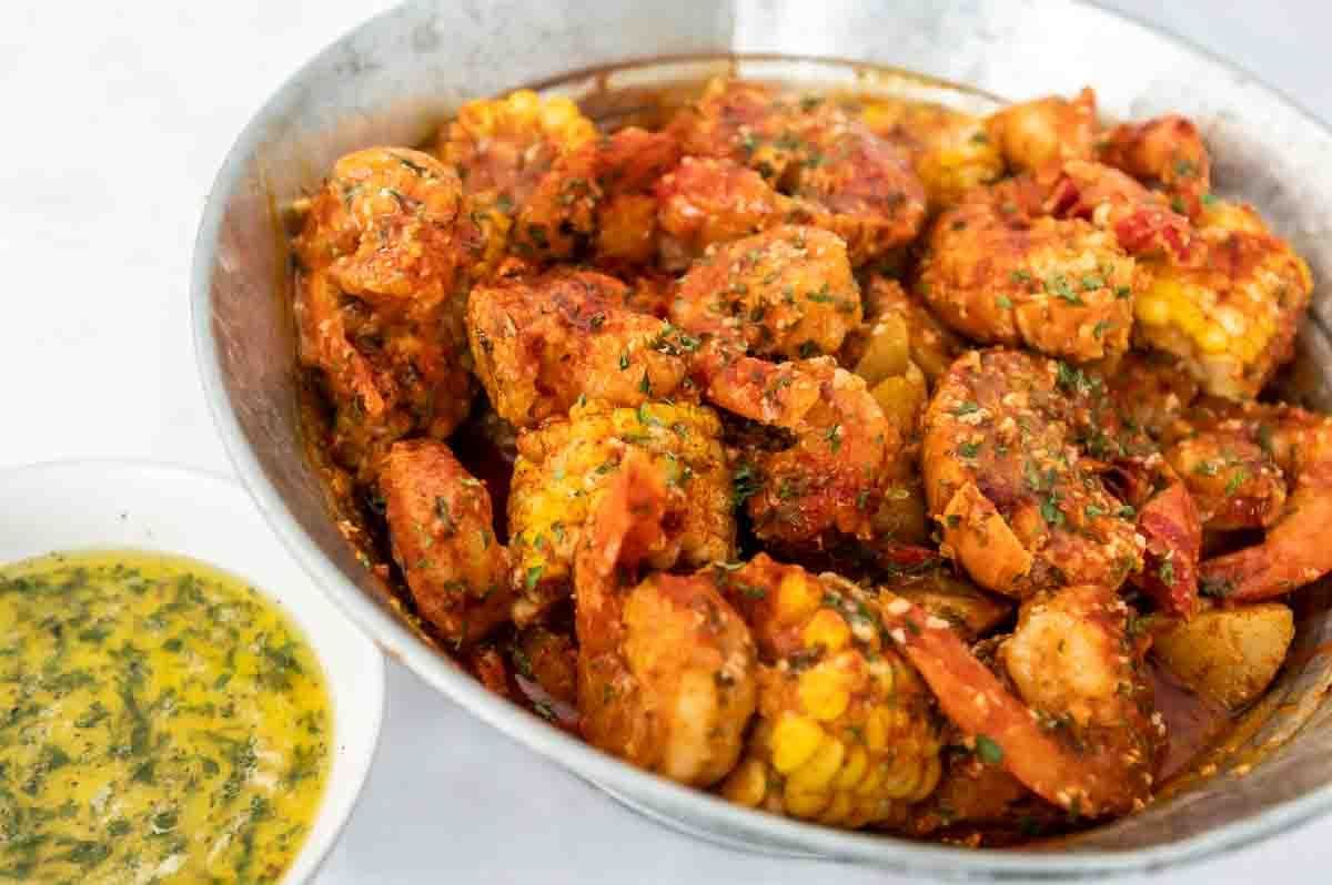 Shrimp and Lobster Boil (Serves 1 to 2)