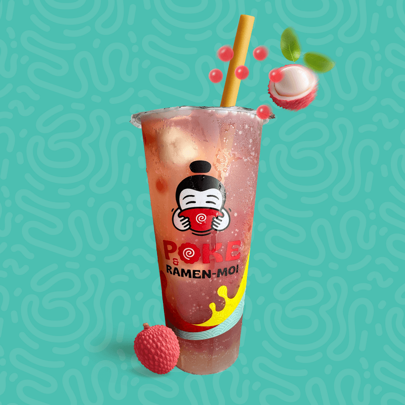 L'eau de rose bubble tea / Rose water bubble tea