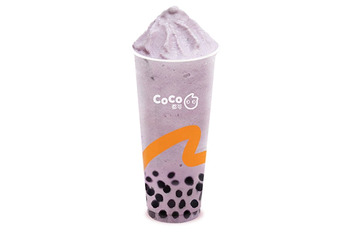 Taro Slush with Pearls