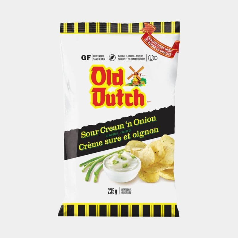 Old Dutch Sour Cream 'N Onion Potato Chips