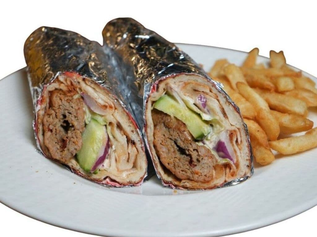 Wrap - Chicken Kabab With Fries