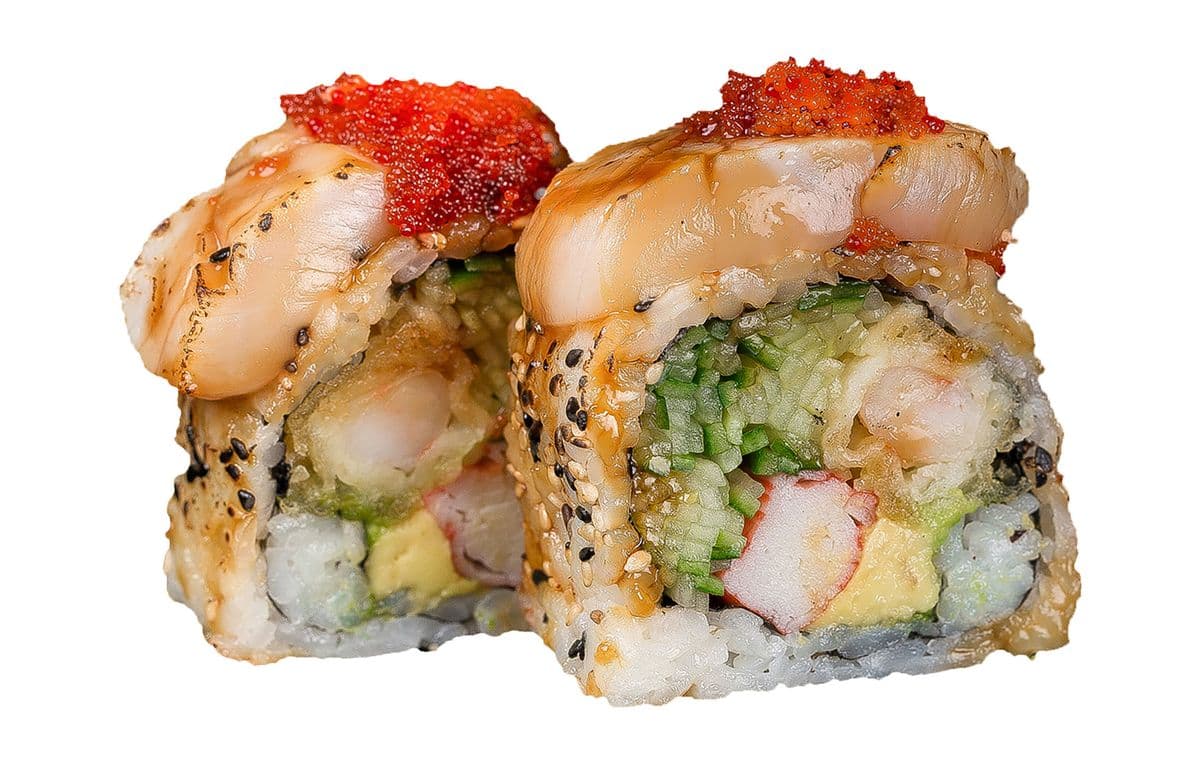 Aburi Scallop Dragon Roll (10 pcs)