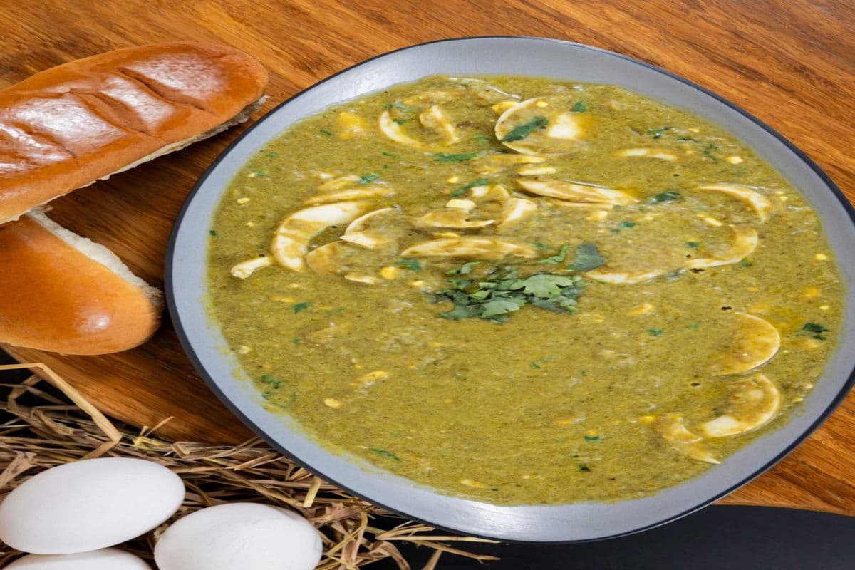Egg Green Tikka