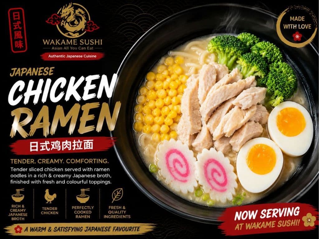 Chicken Ramen in Soup