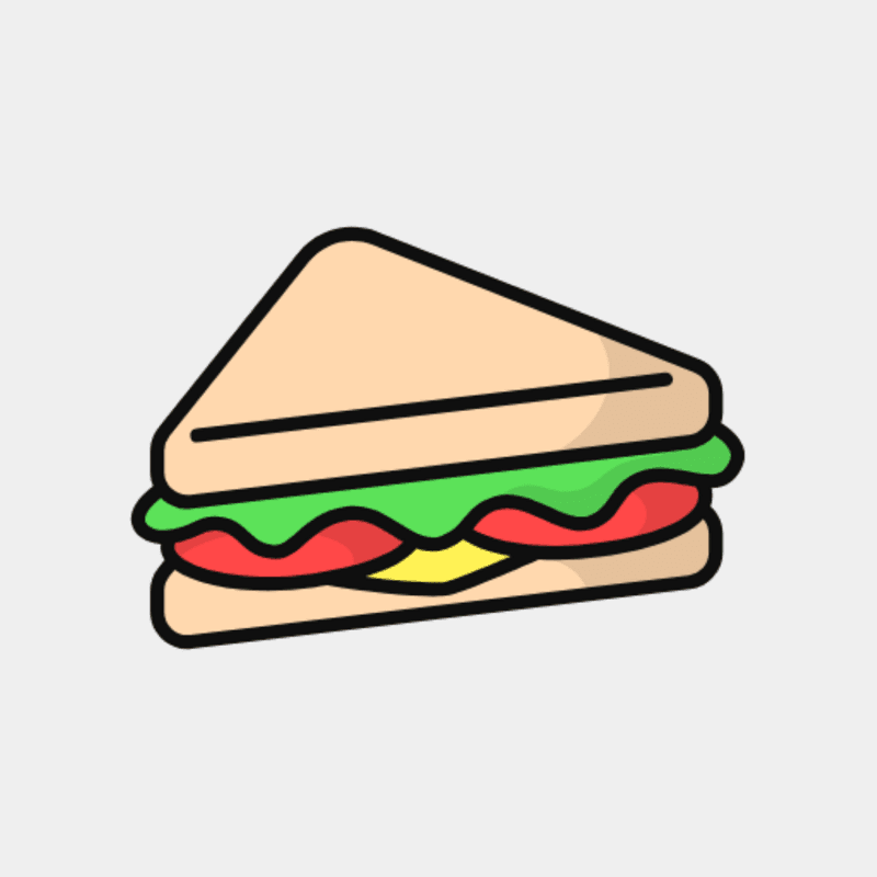 Hot Hamburger Sandwich