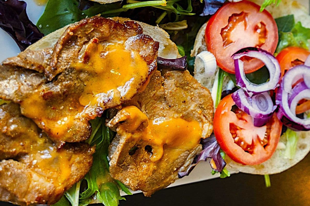 Sandwich d'escalopes de porc / pork cutlets Sandwich