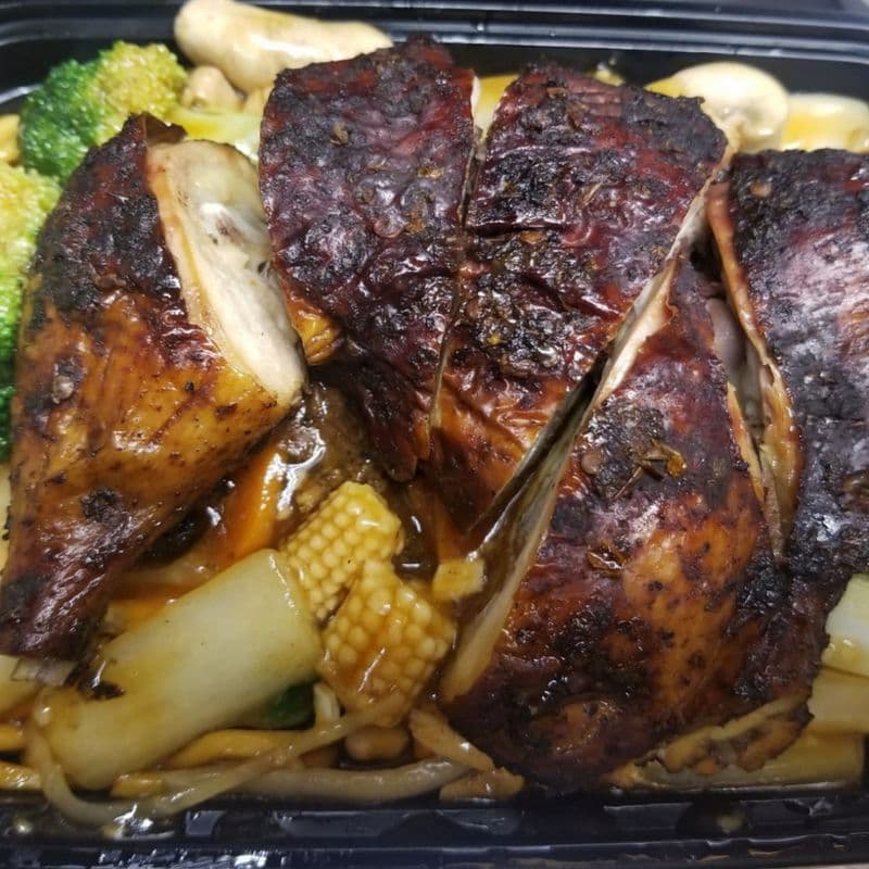 Jerk Chicken Lo Mein