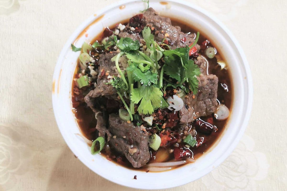 56. Szechuan Style Boiled Beef 四川水煮牛肉