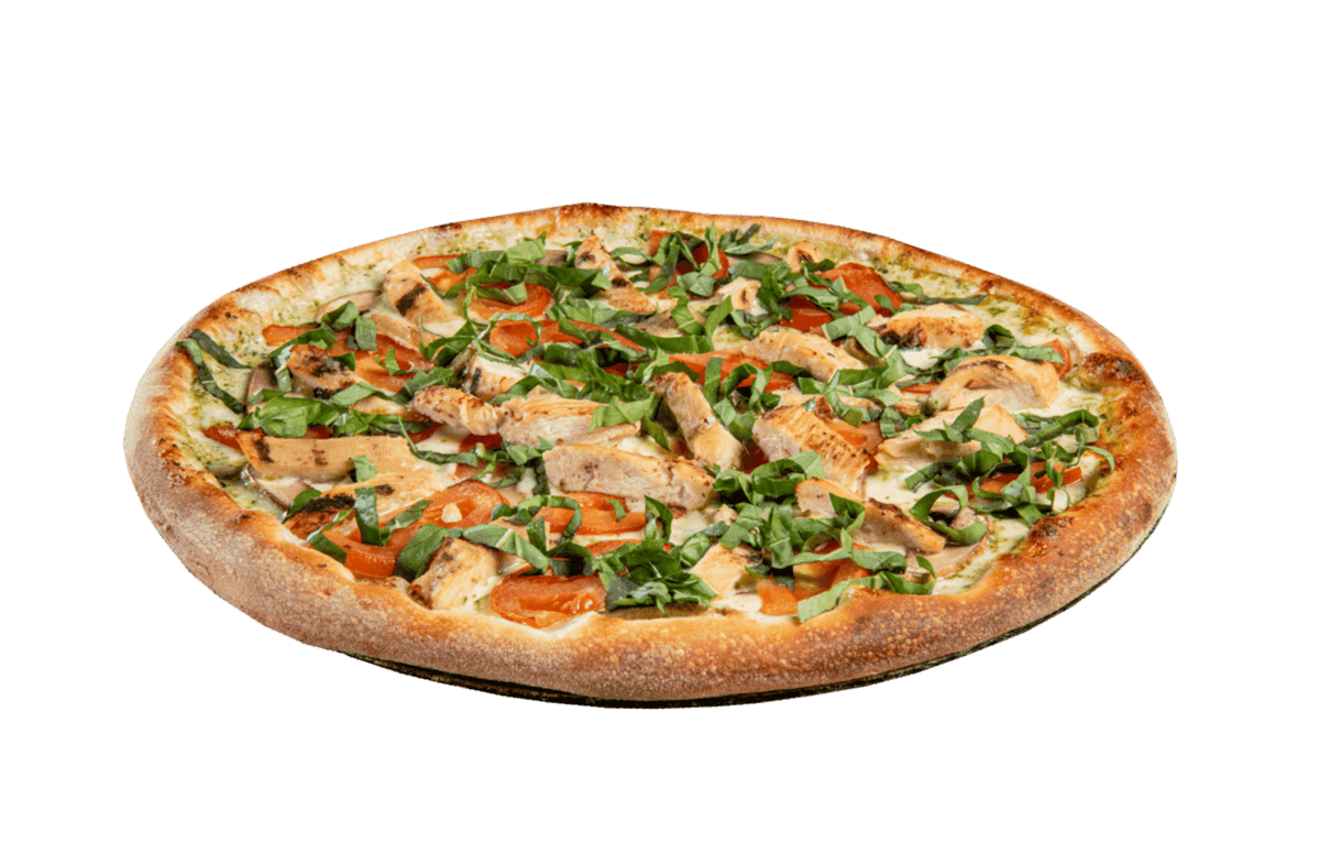 CAULIFLOWER 12" - Cream Pesto Chicken Pizza