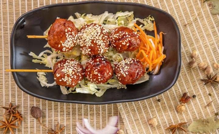 A20 BBQ Meatball Slice Skewers 猪肉丸串烧 (2 pcs)