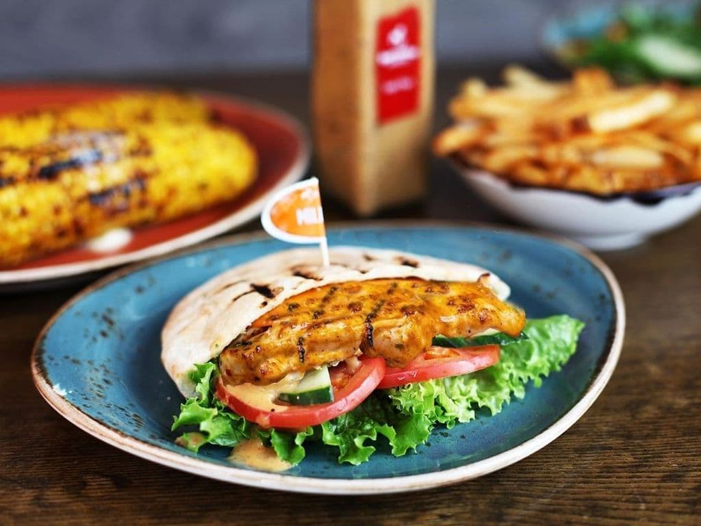 Peri Chicken Pita (On Its Own)