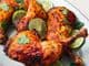 BBQ Clay-Oven Chicken Leg Combo Platter for One