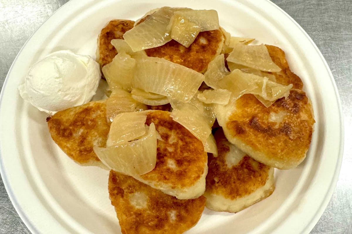 Homestyle Family 10 Perogies - onions & sour cream