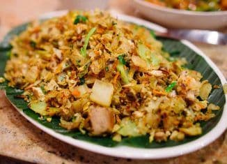 103. Kothu au poulet / Chicken Kothu