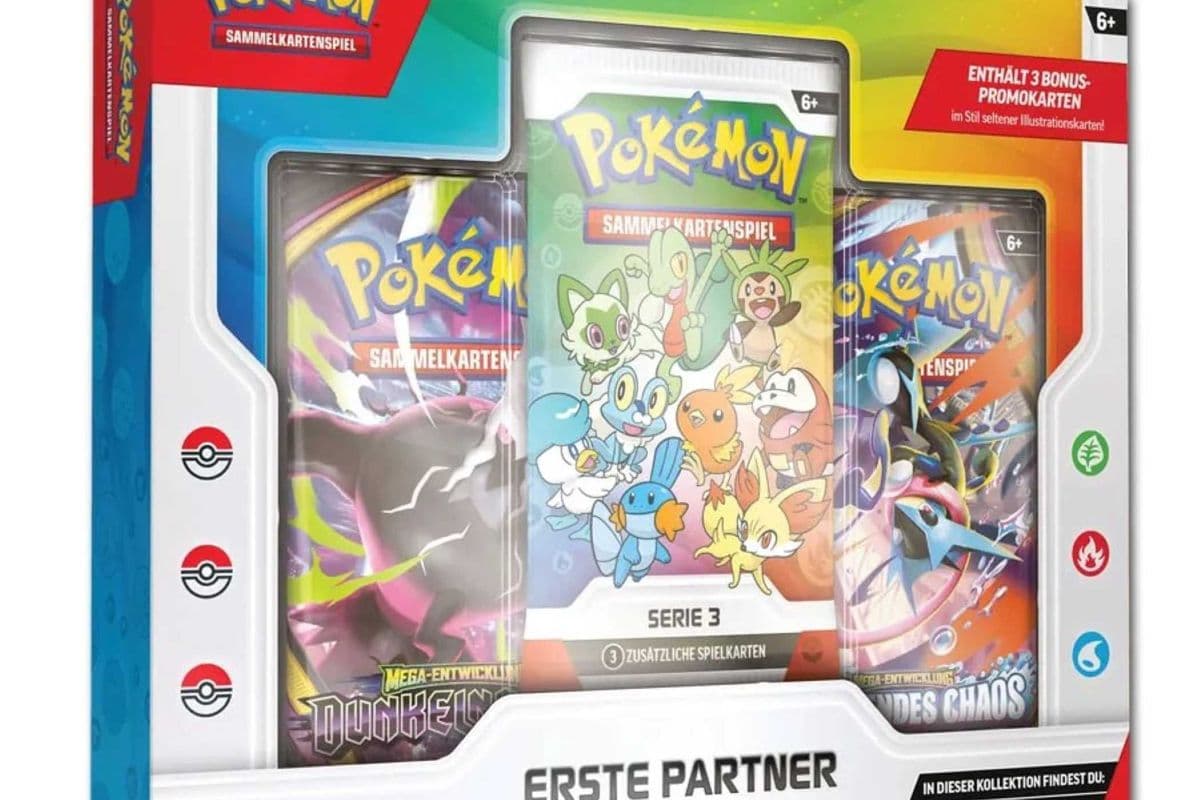Pokemon 3 booster pack box First Partner Série 3