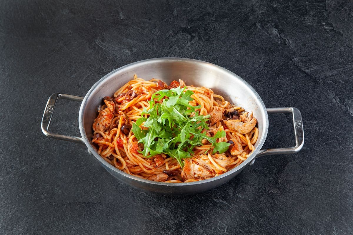 Spaghetti au canard confit / Spaghetti with Duck Confit