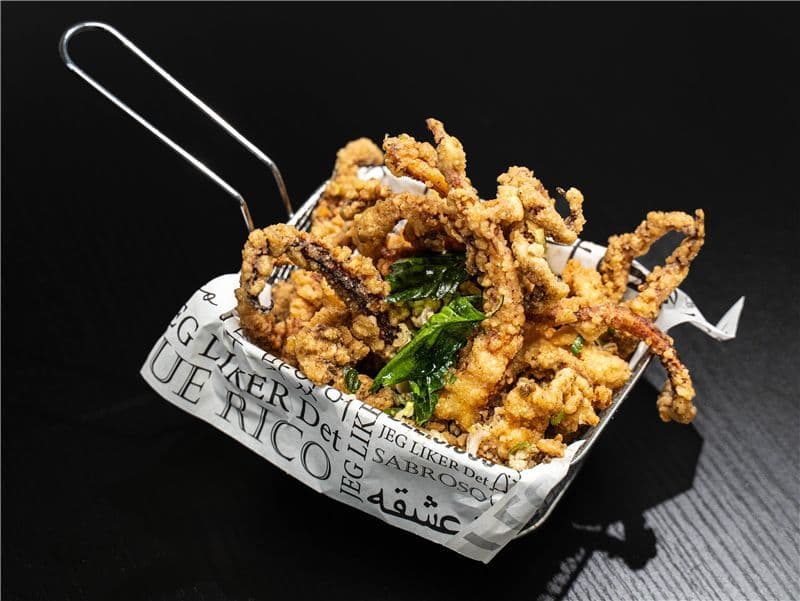 Deluxe A11 Deep-Fried Squid Tentacles Combo A11 酥炸魷魚鬚 豪華套餐