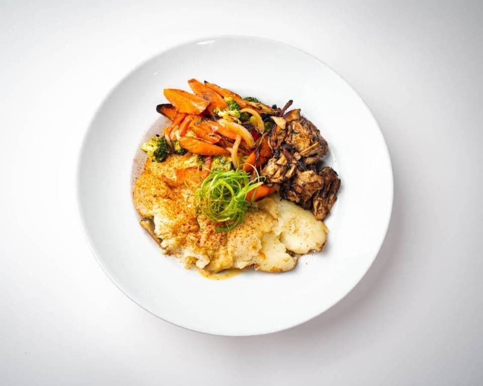 Citrus Dijon Maitake Fans ◊