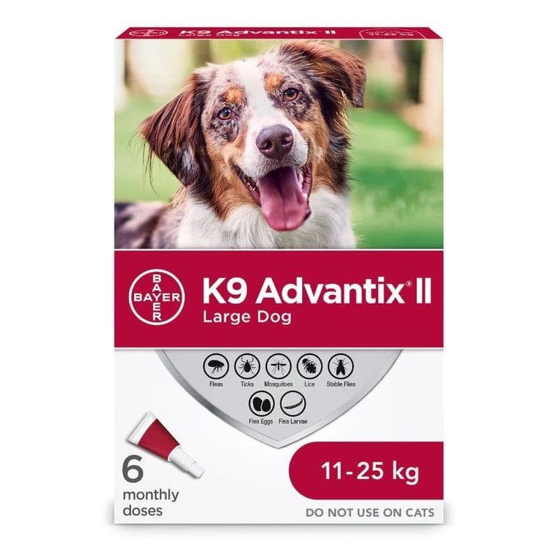 Bayer K9 Advantix II Dog 11 kg - 25 kg - 2.5 ml