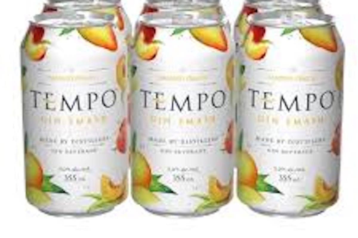 TEMPO GIN SMASH MANGO PEACH 6X355ML (6 x 355NL)