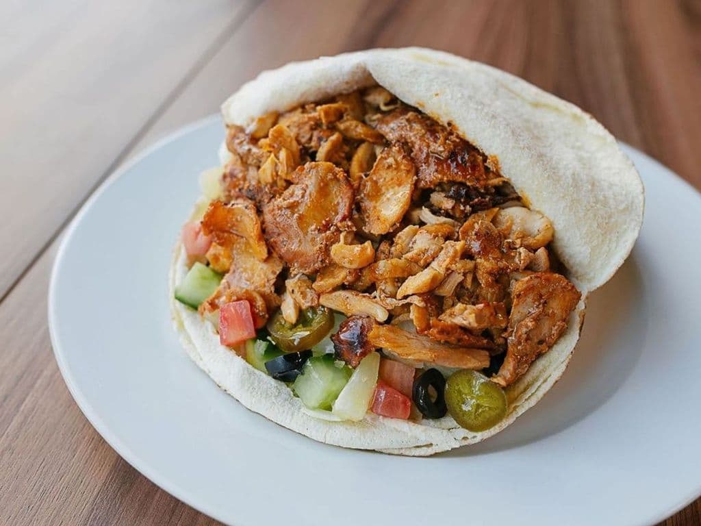 Small Chicken Donair Pita Wrap- OO