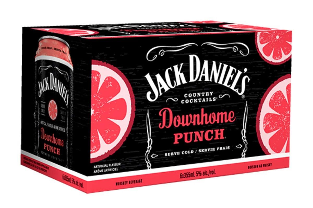JACK DANIEL DOWNHOME PUNCH-6 PACK (1 x 6*355ML)