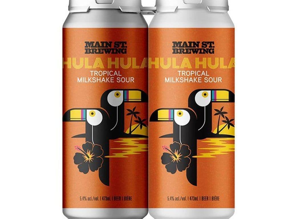 Main Street Hula Hula Tropical Sour 437mL 5.4% ABV