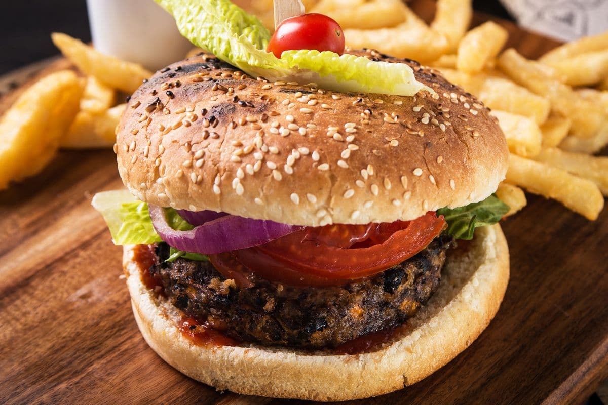 Burger végétalien / Vegan burger